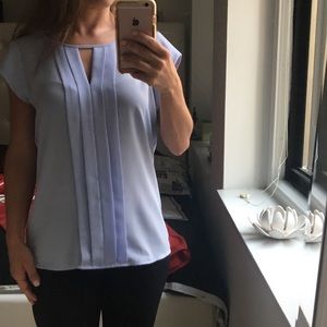Baby blue blouse